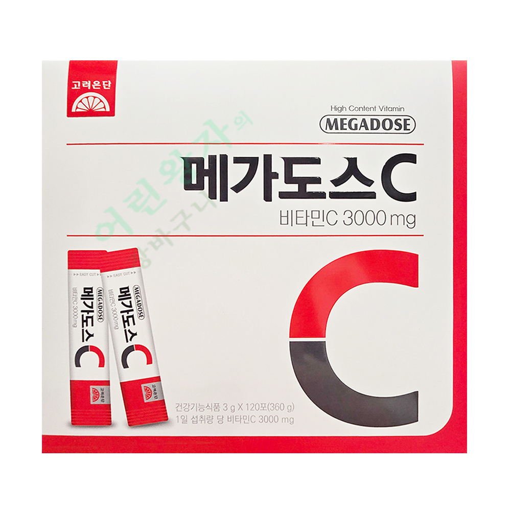 <b>고려은단</b> 메가도스C 3000MG 120포