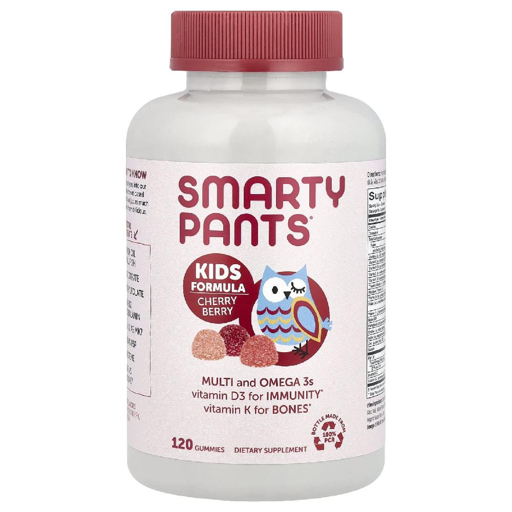 <b>SmartyPants 오메가3</b>비타민D 키즈 체리 베리 구미젤리 120구미 스마티팬츠