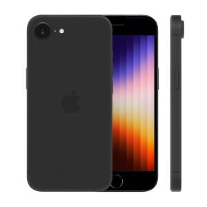 제트스킨 지문방지 나노슬림 생폰 케이스 반투명 매트 무광 블랙, 아이폰7-8-SE2-SE3 공용