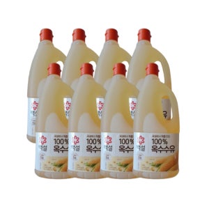 백설 옥수수유 1.8L 8개