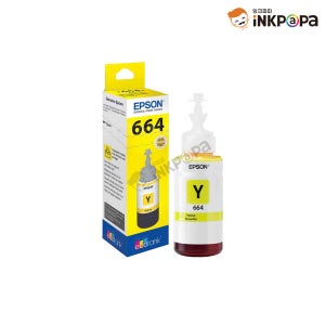 T6644 (엡손 664) 정품잉크 노랑 L100 L110 L120 L121 L200