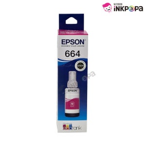 T6643 (엡손 664) 정품잉크 진홍 L100 L110 L120 L121 L200