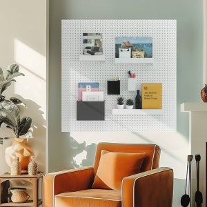 타공판 보드 1100x1100 철제 인테리어 마그넷