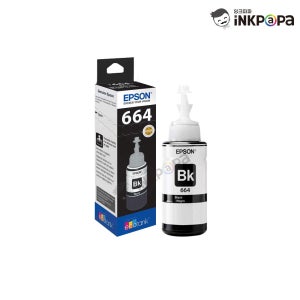 T6641 (엡손 664) 정품잉크 검정 L100 L110 L120 L121 L200