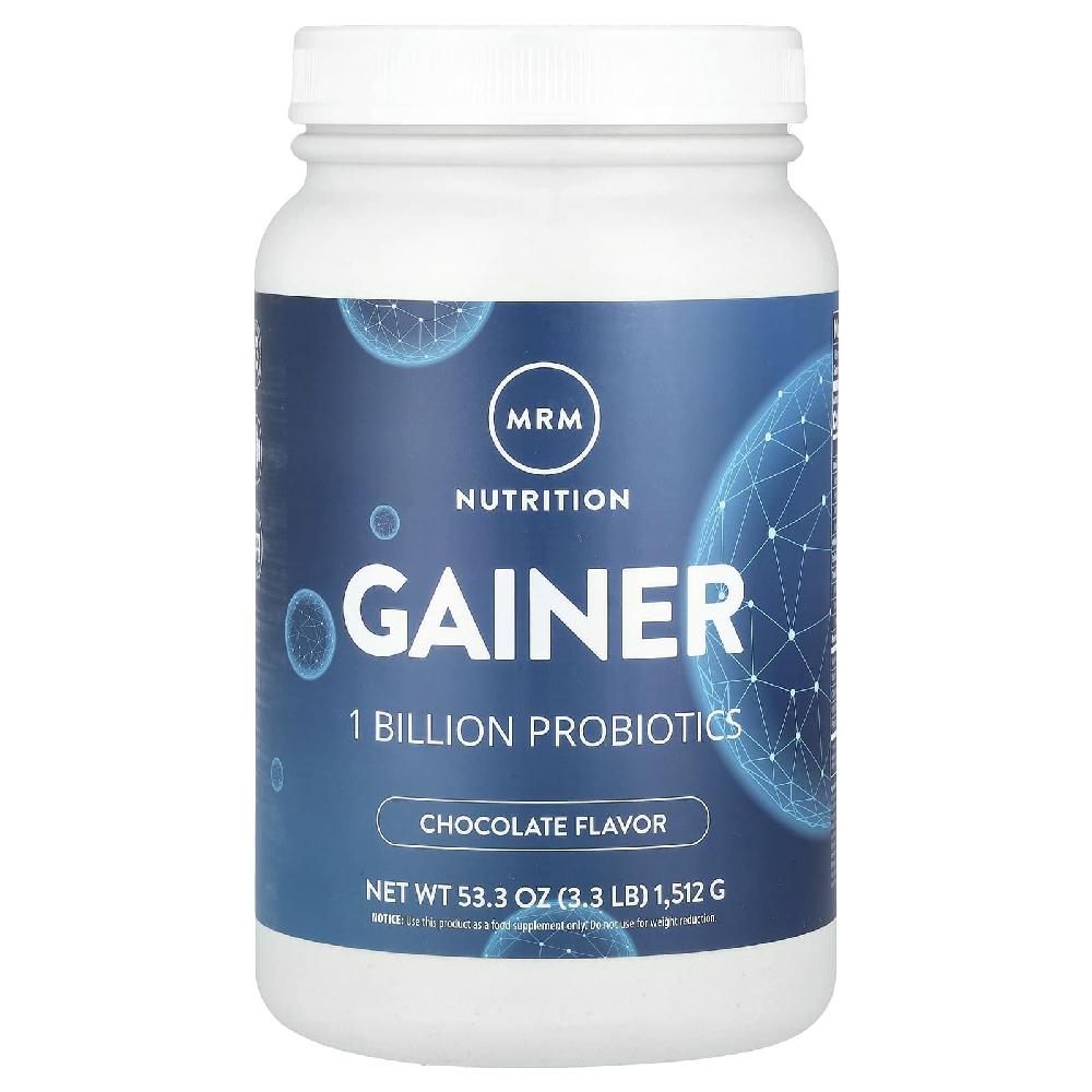 MRM뉴트리션 <b>게이너</b> 프로바이오틱 초콜릿 Gainer <b>10억</b> Probiotics 1512g