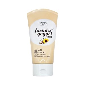 해피바스 올리브영 딥 저자극 피부과 페이셜 폼 클렌징 훼이셜 요거트 순한폼 250g 1개
