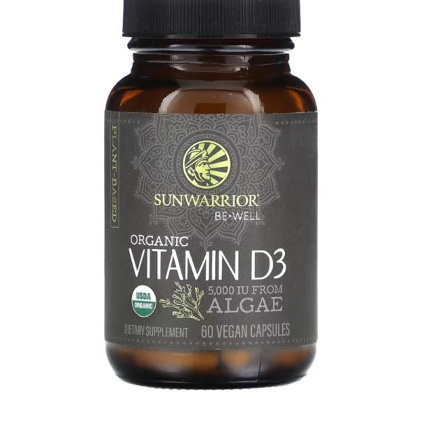 <b>썬워리어 Vitamin D</b>3 5000 IU 60 Vegan Capsules