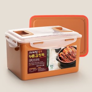 누름통 황토누름독 누름독 장아찌용기 김치냉장고통 대형밀폐용기 20L