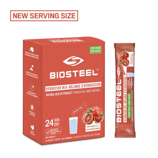 <b>바이오스틸</b> 하이드레이션 믹스 파우더 스틱 제로슈가 블러드 오렌지 24개입