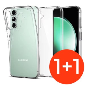 [국내생산] 리얼 클리어 케이스 젤리 1+1 투명, 갤럭시A50