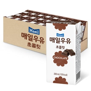 매일유업 매일우유 멸균 초코 우유 200ml x 24개 (1box)