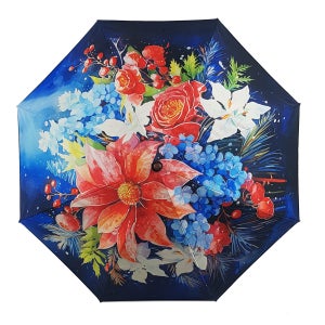 이중 3단 수동 양산 - 1번 포인세티아 -