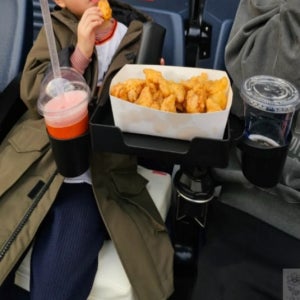 야구장 트레이 컵홀더 테이블 야구 식판 직관 차크닉 휴대용