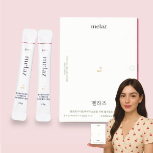 멜라즈 3초 쿨멜팅 식물성 멜라토닌 분말 스틱 30포 타트체리 테아닌 가바 레몬밤