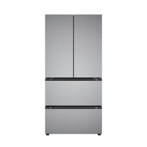 LG전자 김치톡톡 김치냉장고 4도어 491L 네이처 프라임 실버(Z499MPSF11)
