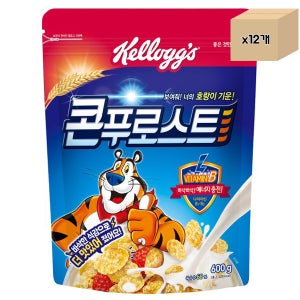 켈로그 콘푸로스트 600g X 12개 1박스 시리얼 대용량