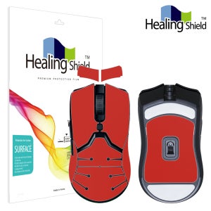 레이저 바이퍼 미니 유선 마우스 외부보호필름 레드