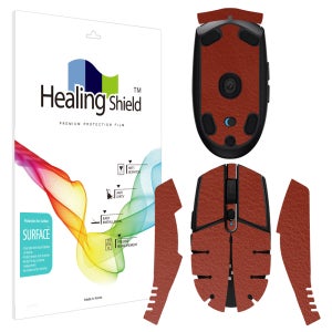 로지텍 G304 LIGHTSPEED 무선 게이밍 마우스 레더브라운 외부보호필름 세트