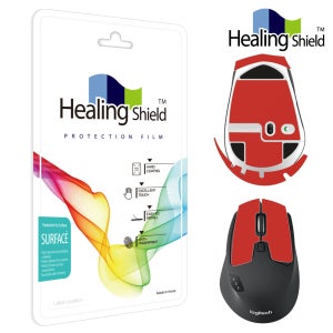 로지텍 M720 Triathlon 무선 마우스 외부보호필름 레드 세트