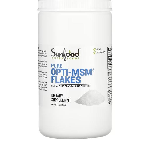 <b>썬푸드</b> 퓨어 옵티-<b>MSM</b> 플레이크 454g