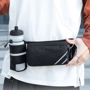 멀티 스포츠 물병 허리색 힙색 야광 러닝벨트 복대 등산 조깅 마라톤 핸드폰 가방 허리가방