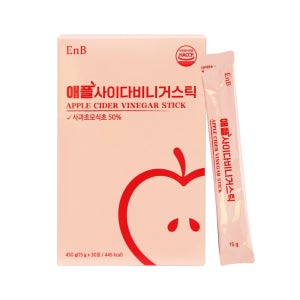 애플 사이다 비니거 스틱 15g 30포 애사비 자연발효식초 레몬밤