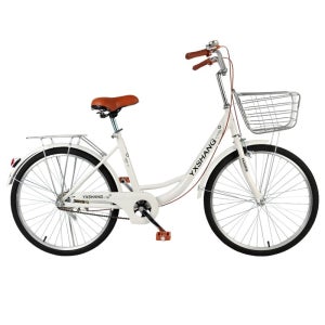 여성용 자전거 출퇴근 클래식 학생 마실용 입문용 베이지(공압/밀봉) 24인치