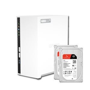 큐냅 QNAP TS-233-KR NAS 2Bay 스토리지 합본 씨게이트 Ironwolf pro 8TB X 2개 HDD 포함