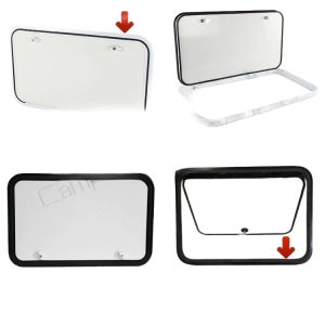 캠핑카 서비스도어 카라반 트레일러 서비스 문 도어 외부 창문 1