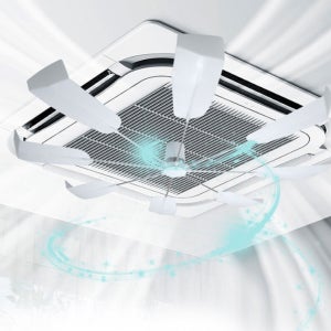 유글로브 천장형 에어컨바람막이 시스템에어컨 실링팬 날개 선풍기 순환팬 프로펠러 바람개비