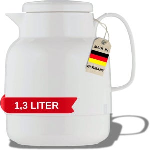 Helios 몬도푸쉬 보온 보냉 주전자 화이트 1.3L