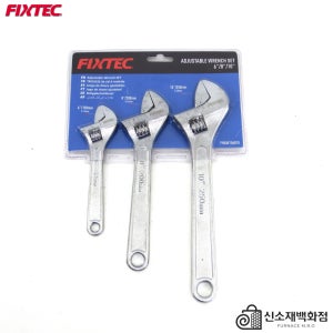 픽스텍 몽키 세트 3pcs 몽키스패너 핸드그립 기어 라쳇 렌치 강력 배 멍키 논슬립