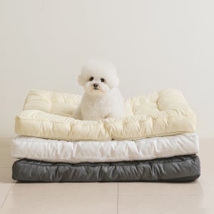 뭉연구소 양면 강아지 방석 고양이 애견 통세탁 쿠션 반반 사계절 토퍼 SS