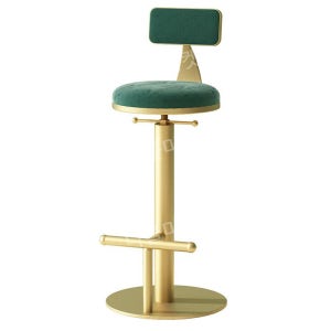아일랜드의자 와인바의자 높이조절의자 홈바의자 체어 바체어 블루 레더 쿠션(45cm)