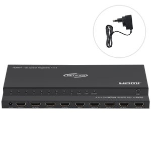 고급형 EDID 4K 60Hz HDMI분배기 1대 8포트 TV 모니터 컴퓨터 영상 확장