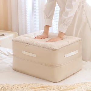 [투명창ver추가] 1+1 이불 압축 가방 제로부피 파우치 정리함 압축팩 정리 보관함 CT13911