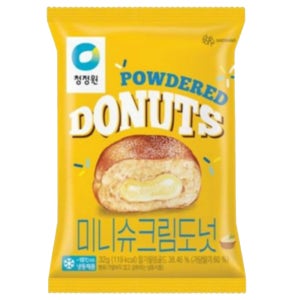 청정원 미니 슈크림 도넛 1박스(50개입)