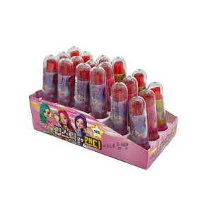 시크릿쥬쥬 립스틱모양캔디 딸기맛 18개입 1통