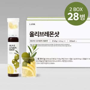 라티브 올리브레몬샷 올레샷 엑스트라버진 올리브유 올리브오일 캡슐 25ml, 28개