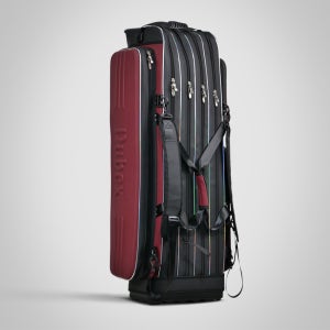 민물낚시가방 초경량 6단 와인색 보조가방