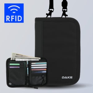 데이크 여권케이스 여권지갑 RFID차단 안티스키밍 여행용 지갑 가방