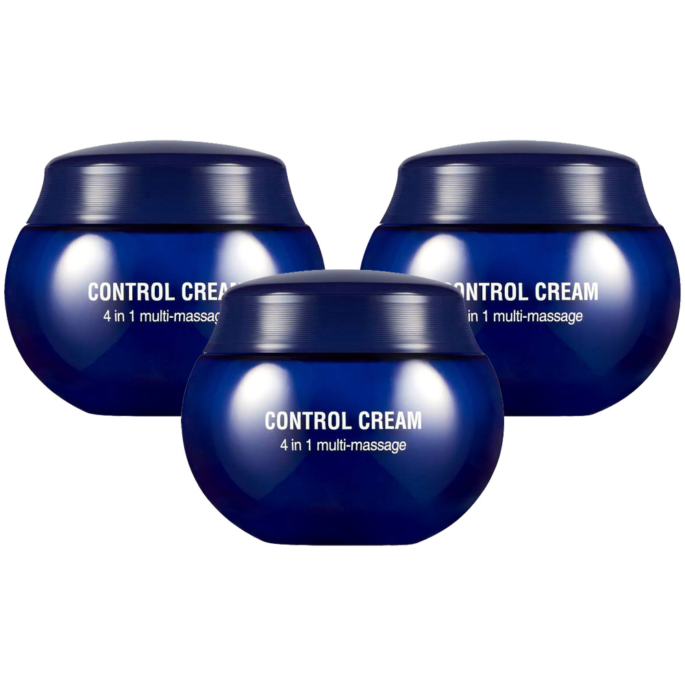 <b>참존</b> 4 in 1 멀티 마사지 콘트롤 크림 200ml 3개 각질제거 피지관리 저자극 단지형 프리미엄 멀티 마사지