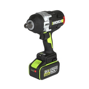 웍스 충전 임팩 렌치 20V 6.0Ah 배터리1개 19mm WU273.1 임팩트