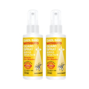 [대일밴드] 홈라이프 세이프가드액 모기 털진드기 기피제 휴대용 스프레이 80ml 1+1
