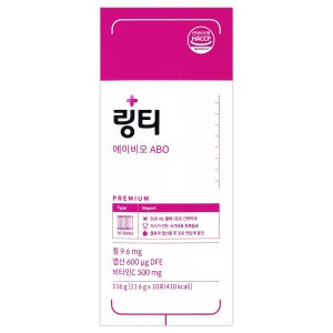 링티 에이비오 ABO 10포 철 엽산 비타민 C 수분 보충