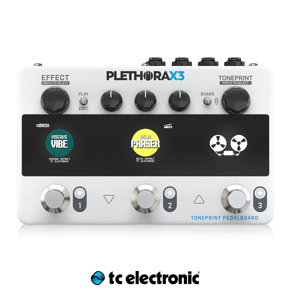 TC Electronic PLETHORA X3 플레쏘라 기타 멀티이펙터 페달