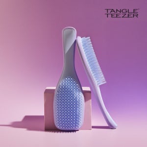 탱글티저 젖은머리 웻 디탱글러 짧은모 이층 라일락 블루 특허기술 곱슬머리 브러쉬 큐티클