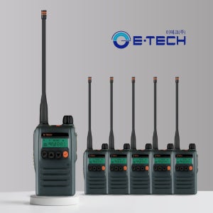 이테크 무전기 NIS-400D 국산 고성능 디지털 무전기 6개 세트