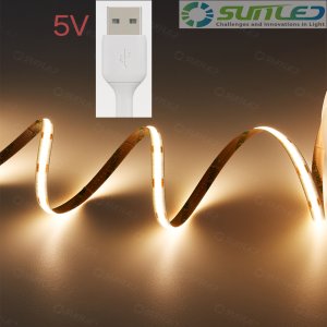 COB LED바 플렉시블 제작바 50cm부터 5V USB 자동차 스트립 면발광 줄조명