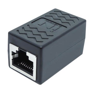 인네트워크 CAT.6 FTP I형 커플러 PVC하우징 블랙 IN-F6CPBK